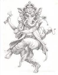 Subscribe and join the club. Working On A New Tattoo Design 8230 Feedback Ganesha Drawing Dancing Ganesha Hindu Art
