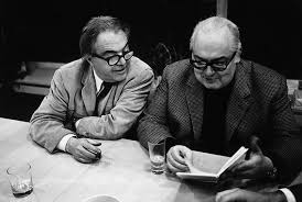Two plays in particular have insured him lasting fame: Max Frisch And Friedrich Durrenmatt In Ruschlikon 1968 Portrait Literature Poets