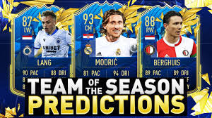 Fifa 21 team of the season (tots) promo event has started from 23rd of april in fut 21 by revealing the community and efl squads. Community Tots Prediction Fifa 21 Community Team Of The Season Predictions Youtube