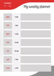 130 free printable daily planner template customizable design templates postermywall