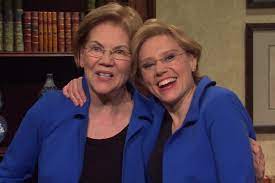 Last weekend, much to the delight of snl viewers, kate mckinnon revived one of her bawdy recurring characters, ms. Elizabeth Warren Stops By Snl To Look Back On Her Campaign And Meet Kate Mckinnon