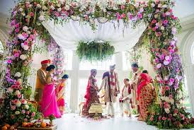 Dreamy Floral Garden Hindu Wedding New Jersey Indian Wedding Theme Hindu Wedding Indian Wedding