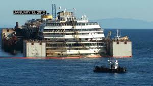 Costa Concordia Cruise Ship Moved From Tragic Crash Site Cbs News
