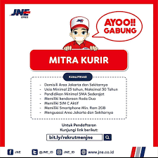 Halo pencaker, jne bandung saat ini kembali membuka lowongan kerja terbaru untuk posisi lainnya setelah sebelumnya membuka juga posisi untuk kurir, ini bukalapak. Lowongan Kerja Kurir Jne Jakarta Utara