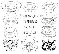 10 Masques D Animaux Sauvages A Imprimer Pour Animer Une Fete D Enfants Quel est cet animal de la savane ? masques d animaux sauvages a imprimer