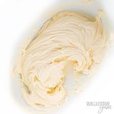 A swirl of soft dough, oozing with buttery brown sugar and cinnamon and thickly gobbled with cream cheese frosting. Low Carb Keto Cream Cheese Frosting Recipe Video Wholesome Yum