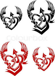 I am sure you will like all of these most beautiful black rose tattoo images and if you like this then please give us feedback and don't forget comment about it. Isolated Tattoo Of Black And Red Heart Stock Vector Colourbox