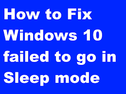 The advantage of using hybrid sleep mode over the regular sleep mode is that even if you fully turn off your computer. Windows 10 Failed To Go In Sleep Mode Automatically Fixed