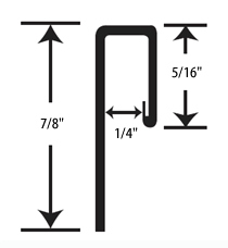 Some of the most reviewed products in door & window moulding are the woodgrain millwork wm 356 11/16 in. Stainless Steel J Trim Glass Moldings 1 4 Starland Metals