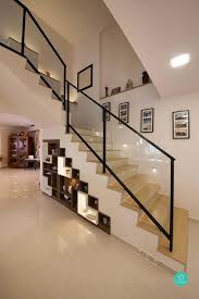 8 Hdb Maisonettes With Modern Makeovers Apartment Interior Design Stairs Design Luxury Staircase