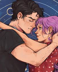 An illustration of Bee and Levi from Love