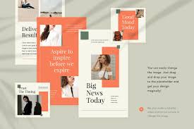 Download Mutiara Instagram Canva Template In Social Media Templates On Yellow Images Creative Store PSD Mockup Templates