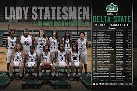 Delta State Women S Basketball Schedule Poster Basketball Schedule Basketball Practice Womens Basketball