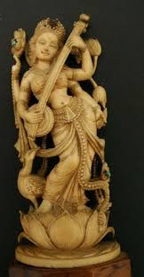 The beautiful picture depicts goddess saraswati seated on a lotus with a veena (musical instrument). 100 Sarasvati Ideas In 2021 Saraswati Goddess Saraswati Devi Hindu Gods