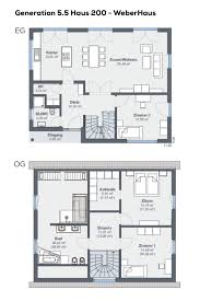 Grundriss Einfamilienhaus Mit Pultdach 4 Zimmer Erdgeschoss Modern Kuche Offen Treppe Gewendelt Ferti Haus Grundriss Grundriss Einfamilienhaus Weber Haus