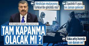 Bilim kurulu toplantısı son dakika açıklamaları merak ediliyor. Son Dakika Bilim Kurulu Toplantisi Sonrasi Bakan Fahrettin Koca Dan Flas Aciklamalar Tam Kapanma Olacak Mi Takvim