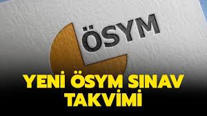 Dün abimin de sınavı vardı. Iste Yeni Osym Takvimi
