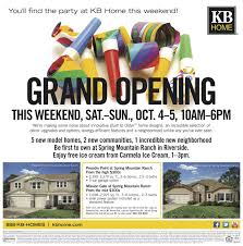 Grand Opening Of Mission Gate By Kb Home A New Home Community In Spring Mountain Ranch Located In Riverside Ca Kb Homes Grand Opening New Home Communities