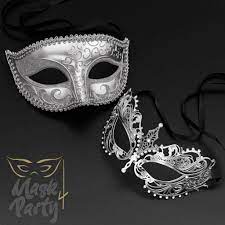 Masquerade Eye Metal Silver Couples Masquerade Masks Lace Masquerade Masks Silver Masquerade Mask