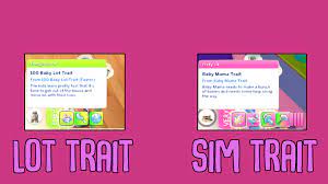 Apr 10, 2021 · the sim trait. Mod The Sims 100 Baby Challenge Trait Mods