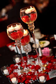 Pin By Cheryl Browning On Wedding Movie Theme Black And Red Red And White Weddings Floating Candles Centerpieces