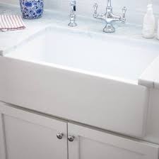 This sink is made of dense fireclay this sink is designed as a farmhouse apron sink with a built in ledge and included cutting board so. Nantucket Sinks Hyannis30 30 Inch Farmhouse Apron Sink With 9 Inch Bowl Depth And Premium Italian Fireclay Construction