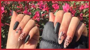 Uñas negras + de 100 diseños Unas Negras Mate Con Diseno Dulce Floresb Youtube