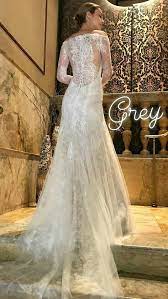 It S Available For Purchase But No One Will Ever Wear It Like Anastasia Grey Movie Wedding Dresses Grey Wedding Dress Beautiful Dresses