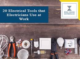 Check spelling or type a new query. 20 Electrical Tools That Electricians Use In Their Work Pro Crew Schedule