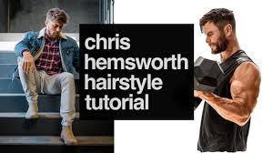 Below, when coupled with a taper fade, you see what moist hair looks like. Chris Hemsworth Inspired Hairstyle How To Style Your Hair Like Chris Hemsworth Youtube
