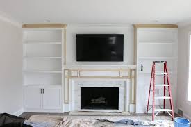 Built back in 2009, as of 2018 this homemade digital tv antenna remained in use. White Built Ins Around The Fireplace Before And After The Diy Playbook