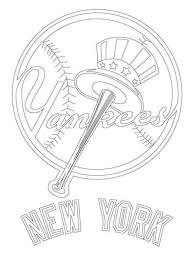 Easy sports printables sports free. Major League Baseball Mlb Coloring Pages Pdf Free Coloring Sheets Baseball Coloring Pages New York Yankees Logo Yankees Logo