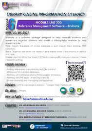 Load more similar pdf files. Lms 300 Reference Management Software Endnote Uitm Library