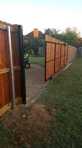 The mechanism can be hidden by a tablet for increased comfort and this kit facilitates opening the gate in winter. Pin On Fence Ideas