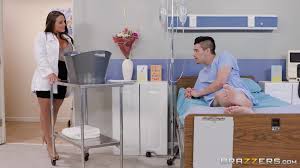 Female nurse takes her shot with this young patients huge dong - Hell Moms