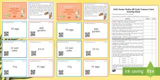 Page 7 of 11 visit twinkl.com. Easter Maths Treasure Hunt Ks2 Primary Maths Resource