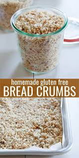 To make breadcrumbs without a food processor: How To Make Gluten Free Bread Crumbs