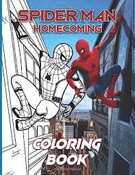 Free download 34 best quality spider man homecoming coloring pages at getdrawings. Spider Man Homecoming Coloring Book Excellent Adult Coloring Books Gifted Adult Colouring Pages Fun Amazon Co Uk Spencer Kai 9798642362839 Books