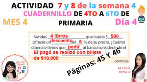 Check spelling or type a new query. El Cuadernillo Numero De 5 De 4to Y 5to De Primaria Presentacion Del Nuevo Cambio Youtube