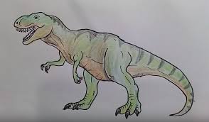 Next, add two lines for the neck. How To Draw Tyrannosaurus Rex T Rex Step By Step Drawing Tutorials