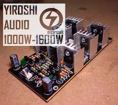 Learn how to do just about everything at ehow. Super Power Amplifier Yiroshi Audio 1000 Watt Electronic Circuit