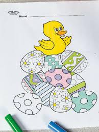 Kids will be entertained for hours! Free Printable Easter Coloring Pages Fun365