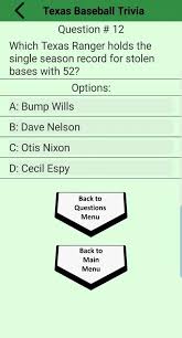 Whether you have a science buff or a harry potter fanatic, look no further than this list of trivia questions and answers for kids of all ages that will be fun for little minds to ponder. Texas Baseball Trivia Game For Android Apk Download