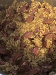 Homemade Venison Sausage Red Beans And Rice Food Red Beans Venison