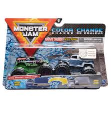 Take your favorite monster truck out of the stadium . Monster Jam Official Captain S Curse Vs Crushstation Color Changing Die Cast Monster Trucks 1 64 Scale Walmart Com