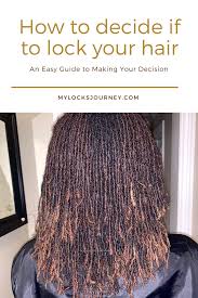 It's like a hair style. To Lock Or To Not How To Decide On Locs Natural Hair Diy Short Locs Hairstyles Locs