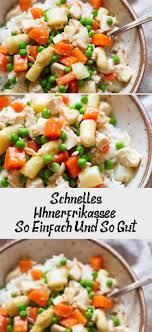 Schnelles Huhnerfrikassee Dieses Einfache Rezept Mit Hahnchenbrust Ist Perfekt Fur Kinder Und Alle Die Soulfood Lieben Kochkaruss In 2020 Huhner Frikassee