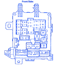 2003, 2004, 2005, 2006, 2007, 2008). Toyota Corolla C E 2003 Front Fuse Box Block Circuit Breaker Diagram Carfusebox