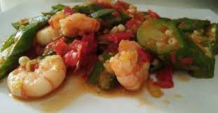 Resep Okra Tumis Udang Oleh Cookingkitty Recipe Okra Tumis Sayuran