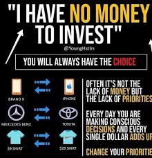 I Have No Money To Invest Investing Money Management Advice Finance Investing